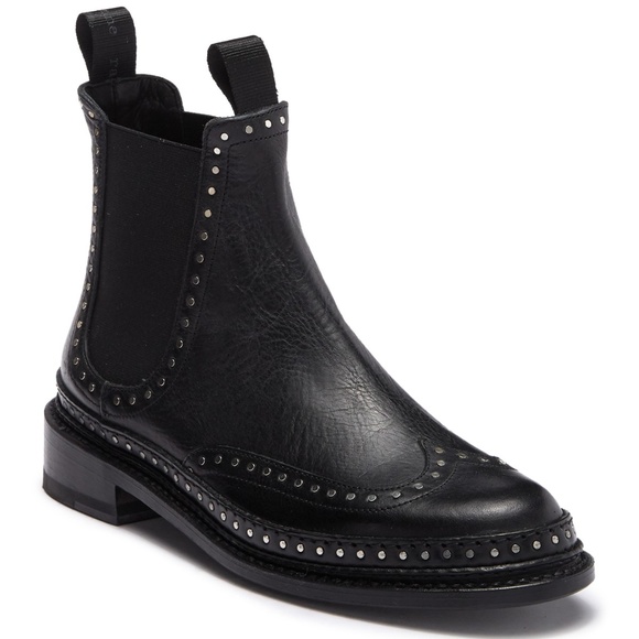New! Rag & Bone Benson Boot - Black Studded - Picture 7 of 7